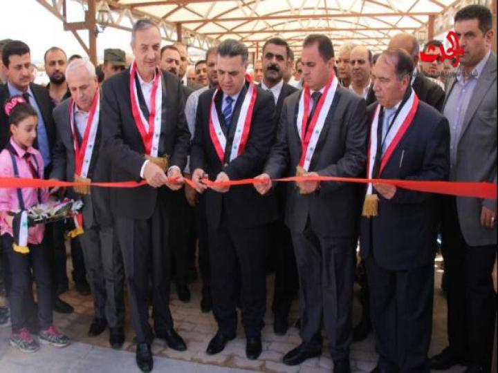 وزير التربية يدشن مجمع تعليمي في ضاحية قدسيا بريف دمشق