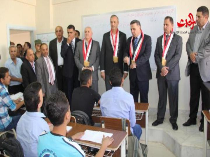 وزير التربية يدشن مجمع تعليمي في ضاحية قدسيا بريف دمشق