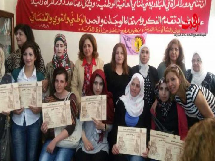 النساء كرأس مال اجتماعي : محاضرة للدكتور ابراهيم ملحم في شعبة المدينة بحمص