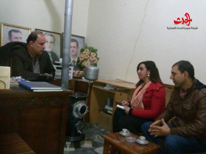                  الأستاذ بسام الصاح مدير بريد حمص لسورية الحدث : عدنا في ظروف صعبة جدا واثبتنا وجودنا 