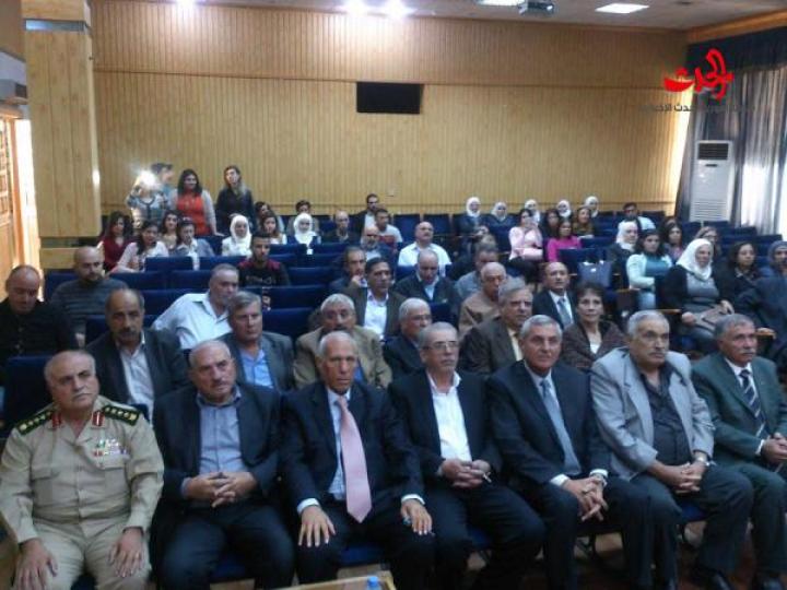 تكريم ضباط حرب تشرين التحريرية في ثقافي حمص 