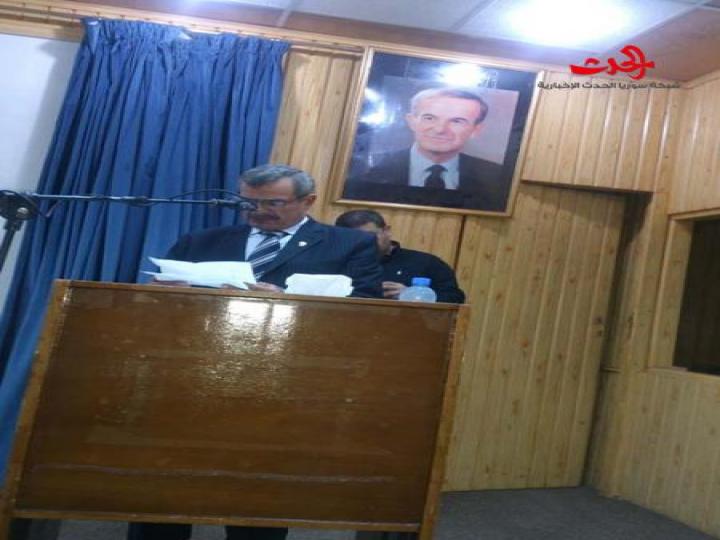 تكريم ضباط حرب تشرين التحريرية في ثقافي حمص 
