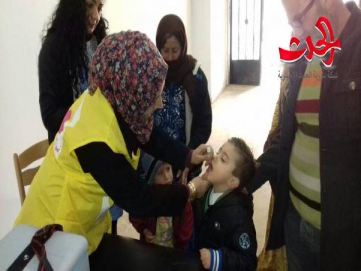 انطلاق حملة تلقيح ضد شلل الأطفال في محافظة الحسكة
