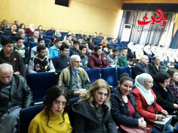 نحو مزيد من تعزيز الوحدة الوطنية .. محاضرة للعميد الركن رجب ديب في ثقافي حمص 