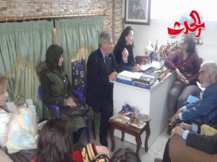                 الركن الثقافي الوطني في حمص يقيم امسيته الشعرية الأسبوعية 