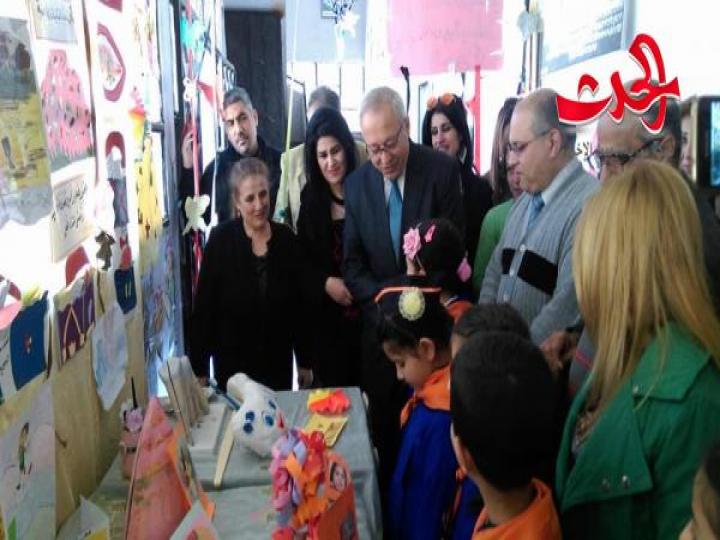          مشروع منهج صحي في مدرسة الشهيد اسامة صالح الوسوف في حمص 
