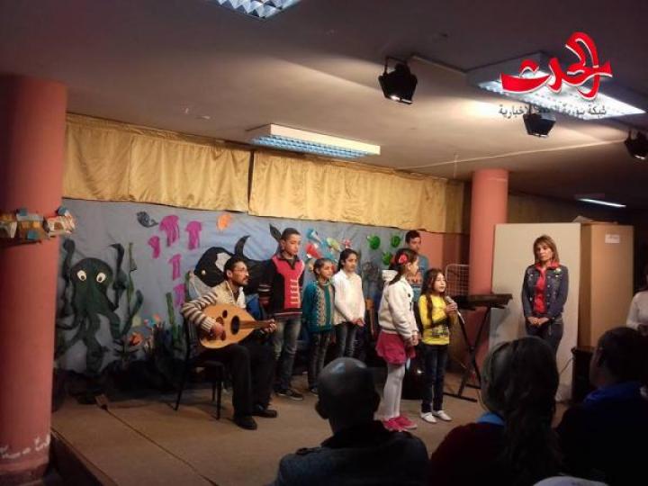 حفل لتكريم اطفال حمص  الفائزين بالمسابقات الثقافية والادبية التي اقامتها وزارة الثقافة العام الماضي