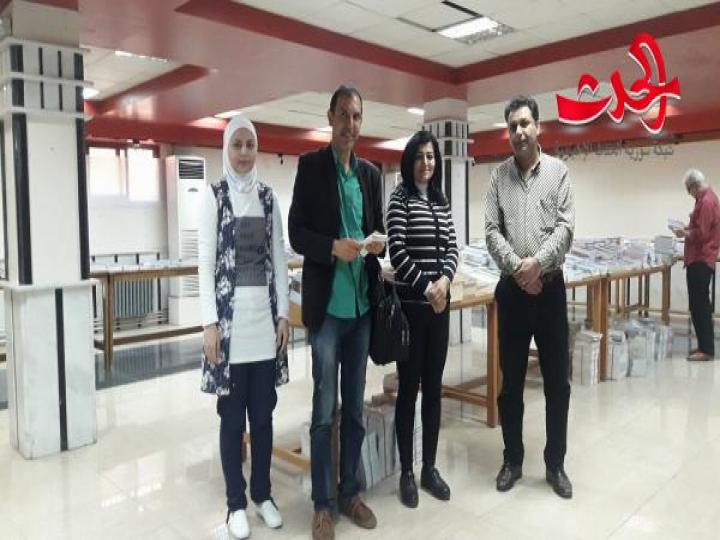 معرض الكتاب مستمر في المركز الثقافي في حمص 