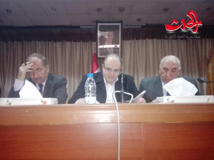 وزير الاقتصاد الدكتور سامر الخليل يتفقد المشاريع المنفذه في محافظة درعا