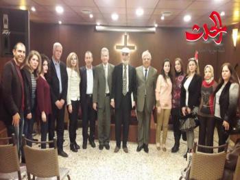 نادي الركن الثقافي الوطني يستكمل فعالياته في مكتبة روبرت كريستوفر سكاف في حمص