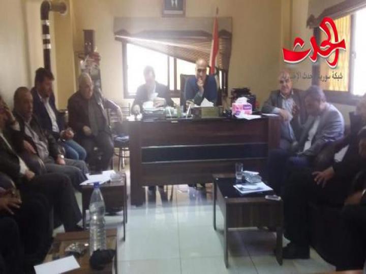 خاص سورية الحدث إجتماع المجلس المحلي لمدينة معضمية الشام في جلسته العاديه