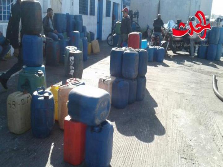 تجار البنزين على طريق حمص يطلقون النار على دوريات المداهمة!!