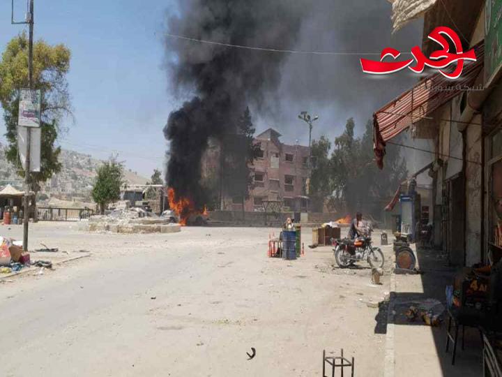 انفجار سيارة مفخخة في مدينة عفرين شمال سورية