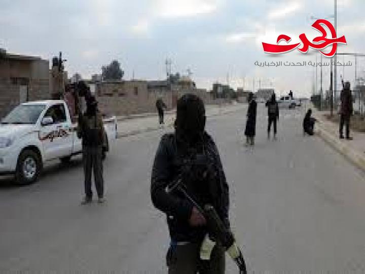 وضع حواجز  لمسلحين ملثمين بالريف الغربي لمحافظة درعا