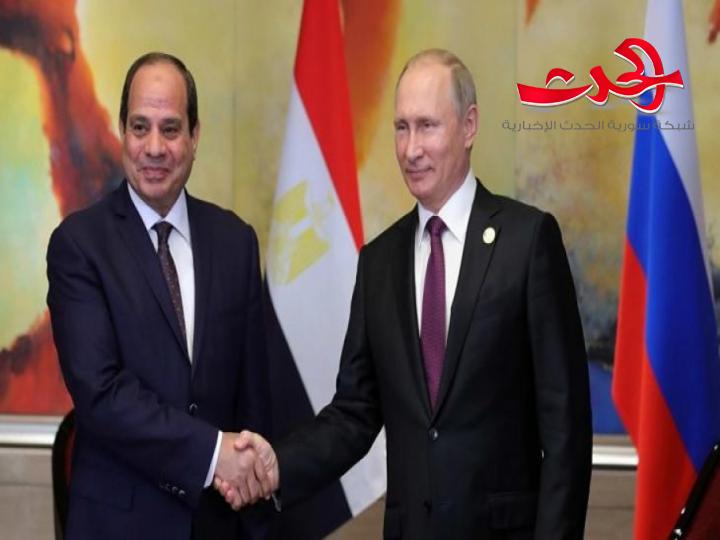 بوتين والسيسي يتفقان على وضع حد للتدخلات الخارجية في ليبيا