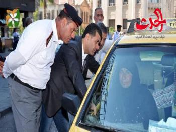 المحافظة والمرور في جولة لضبط عمل سيارات الأجرة في دمشق