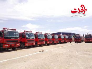 في معرض دمشق الدولي 61 مديرية الإطفاء تعرض خدماتها في درء الكوارث والحرائق 