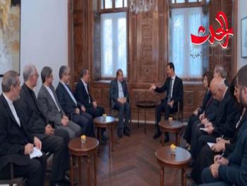 وفد إيراني يزور دمشق ويلتقي الرئيس الأسد