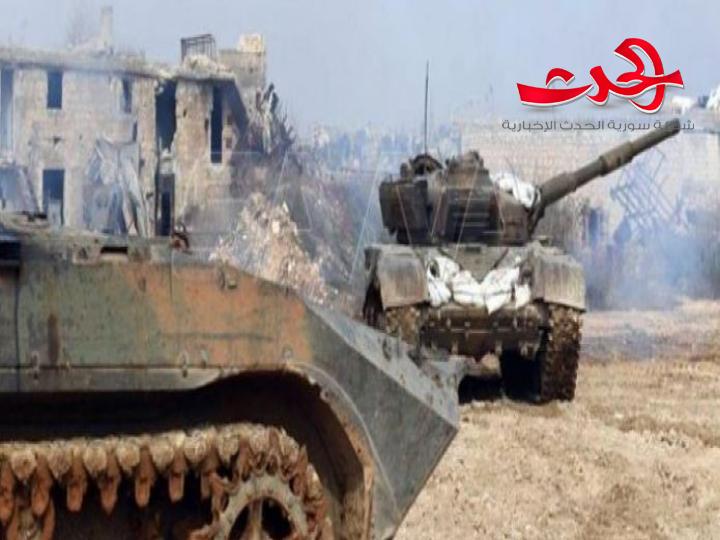 الجيش يكثف عملياته على تحصينات الإرهابيين غرب وجنوب غرب حلب
