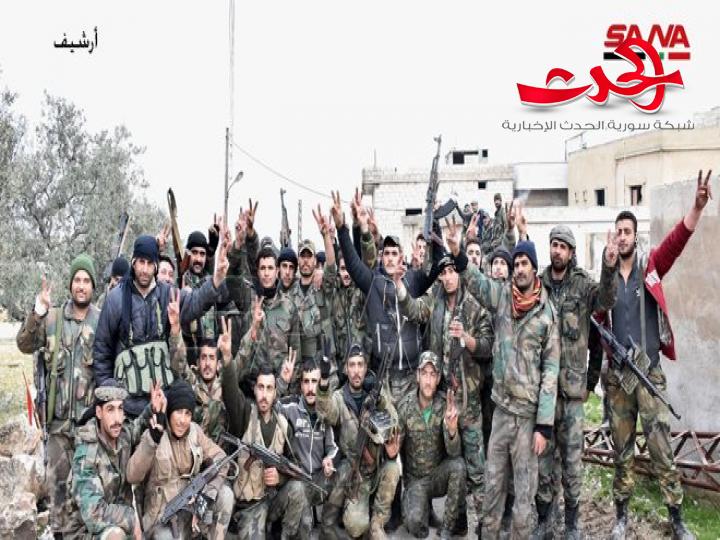 تطهير قرى جوباس ومرديخ ومعردبسة من الإرهاب على يد الجيش العربي السوري