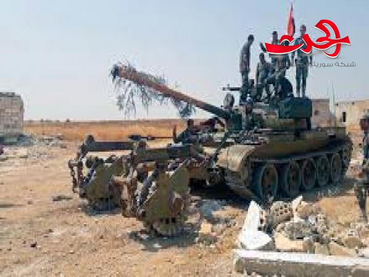 تحرير قريتي جوباس وسان بريف إدلب على يد أبطال الجيش العربي السوري ويواصل ملاحقة فلول الارهابيين