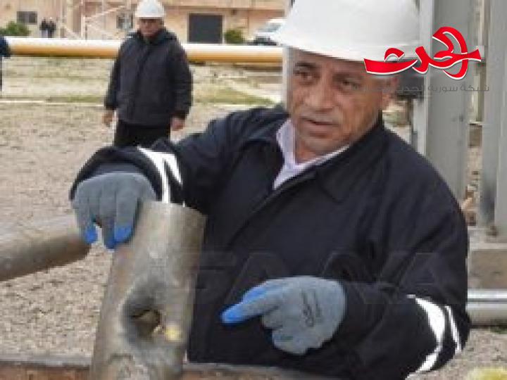 البدء بإصلاح الاضرار الناجمة عن الاعتداءات الارهابية على المنشآت النفطية في حمص