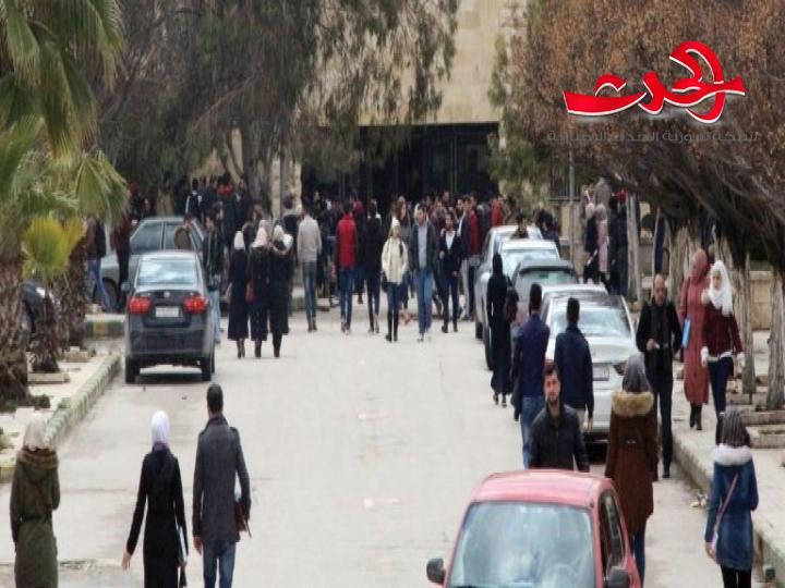 استقرار العملية الامتحانية في جامعة حلب ولا دورة اضافية للطلاب