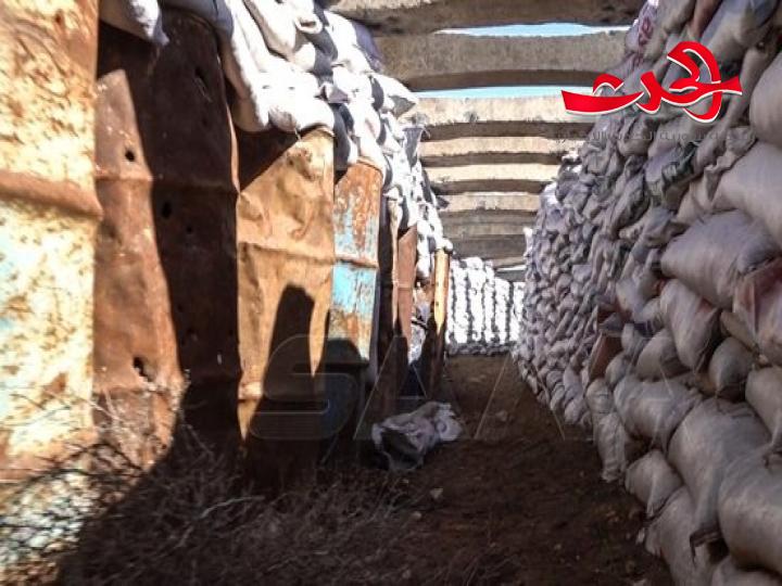 بالصور.. أنفاق ومتاريس من مخلفات جبهة النصرة في تل العيس بريف حلب الجنوبي