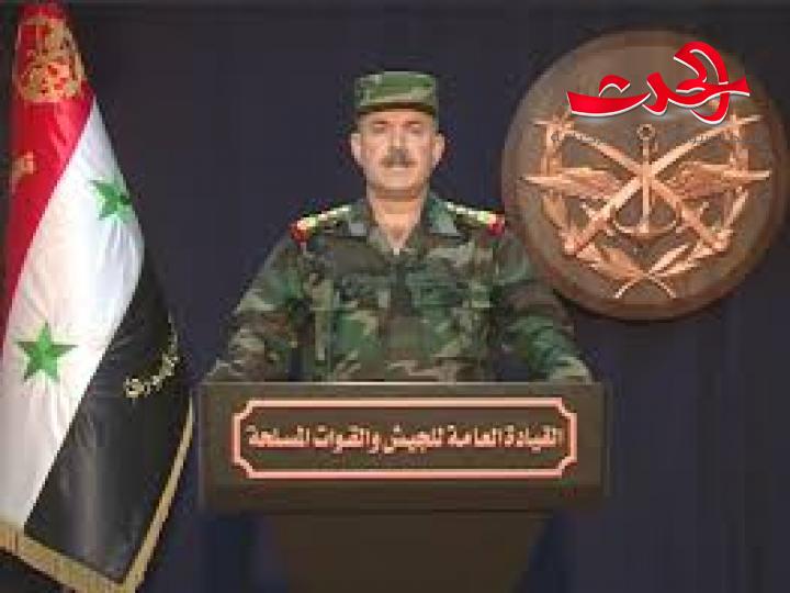 القيادة العامة للجيش تصدر بيانا حول الانتصارات في ريف ادلب الجنوبي