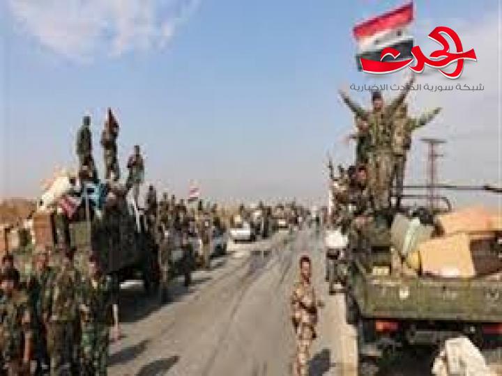 ضربات نارية للجيش العربي السوري على محور سراقب 