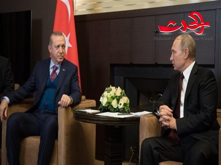 اردوغان يبحث عن وقف اطلاق سريع للنار في ادلب