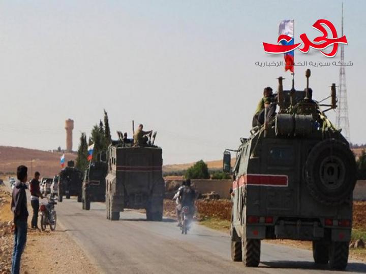 تسيير أول دورية عسكرية" روسية تركية" مشتركة على طريق حلب اللاذقية M4
