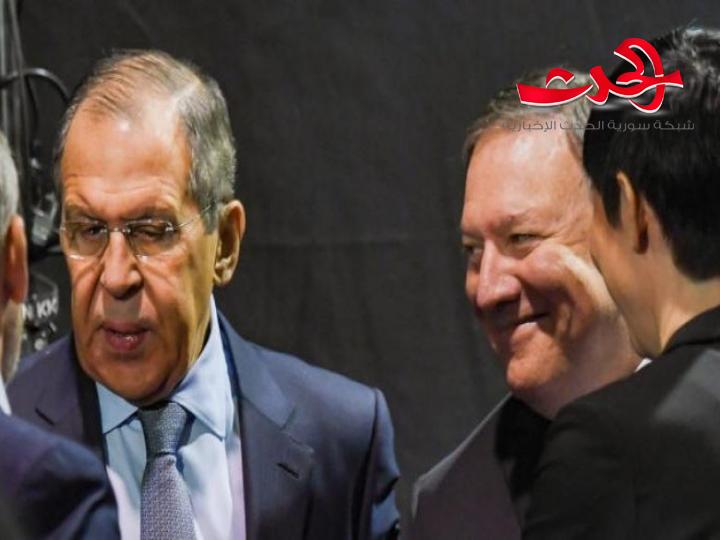 وزيرا الخارجية الروسية والامريكية يبحثان التسوية السورية وكورونا 