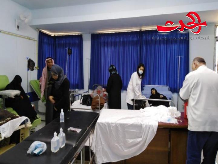 مشفى حماة يستقبل مرضاه في قسم الاورام بعد تعقيمه
