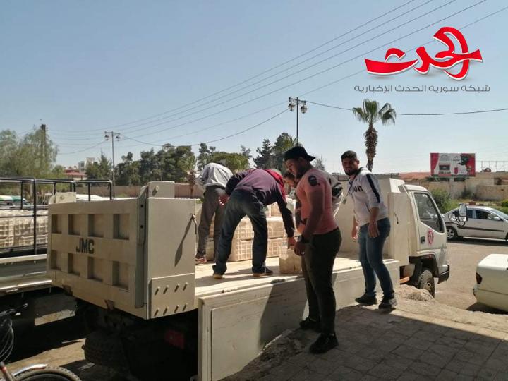 السورية للتجارة تسيير سيارات جوالة لريف درعا وافتتاح منافذ في ازرع ونوى والصنمين والتربية والخدمات