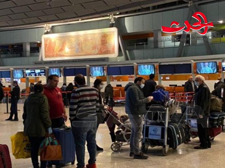 اليوم أول طائرة سورية تقلع من ارمينيا تقل مواطنين عالقين في الخارج
