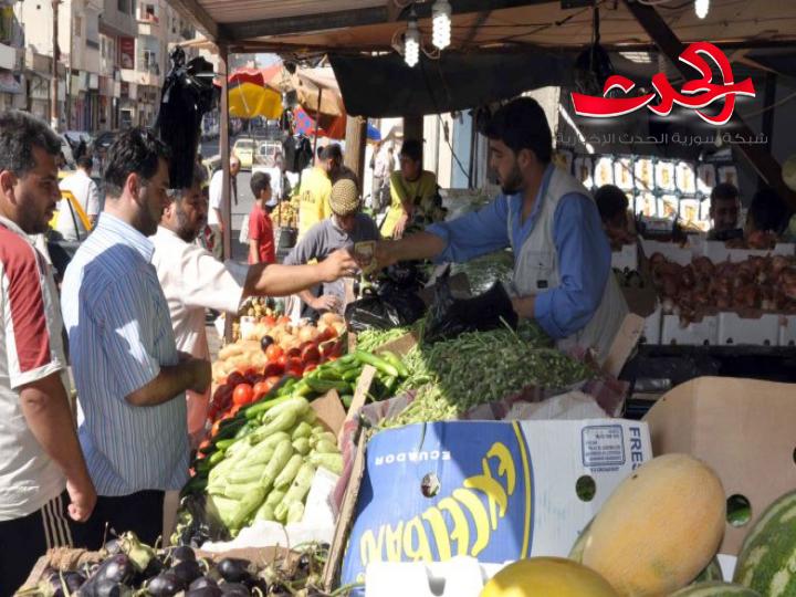 دمشق تستهلك 1.1 مليون كيلو من الفواكه والخضار يوميا من سوق الهال