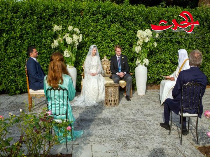 حفل زفاف مقتضب لاخت الملك عبدالله الثاني في لندن الاميرة راية بنت الحسين.. والسبب؟