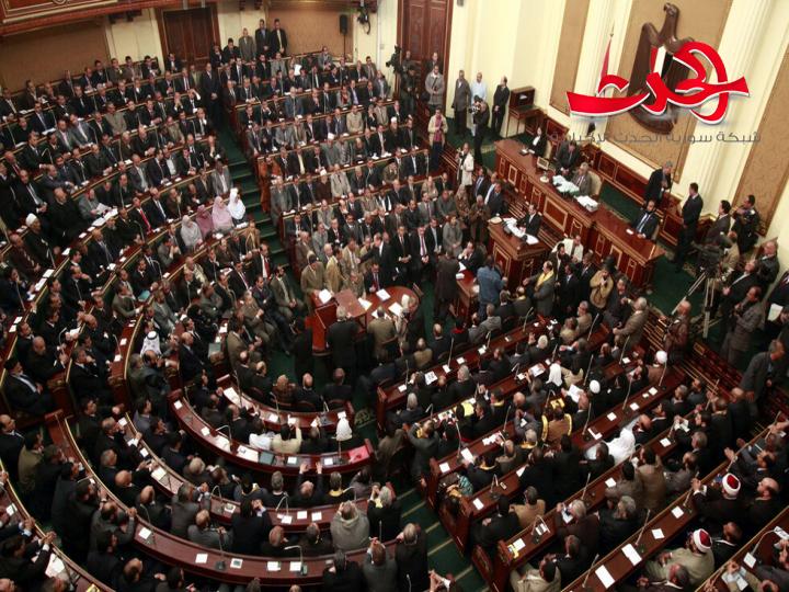 بيان باللغة الانجليزية للبرلمان المصري حول موافقته على إرسال قوات خارج الحدود