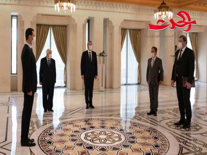 الرئيس الأسد يتقبل أوراق اعتماد سفيري الجزائر وأبخازيا