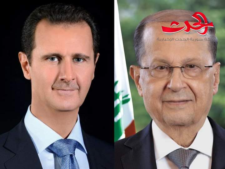 الرئيس الأسد يأمر بفتح الحدود مع لبنان ويوجه فرق الهلال الآحمر السوري بالتوجه إلى بيروت