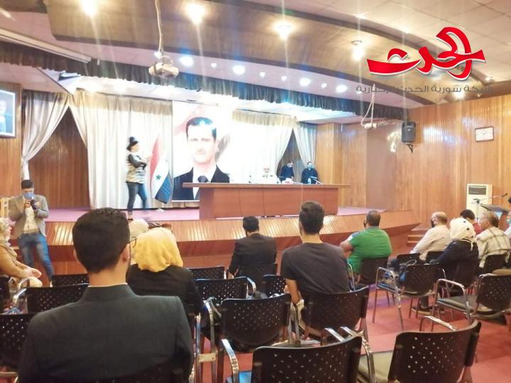 محافظ درعا يلتقي الكوادر الإعلامية بمحافظة درعا