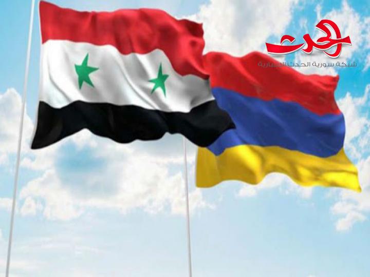 ارمينيا مستمرة في تقديم المساعدات الإنسانية إلى سورية