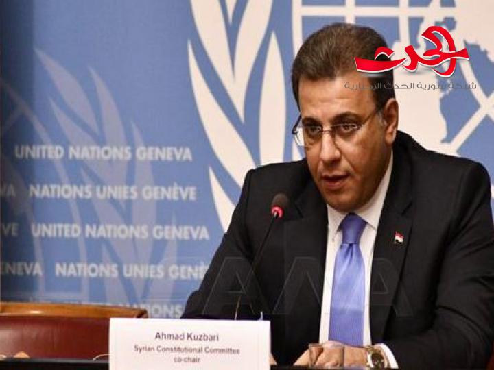 رئيس الوفد الوطني السوري: نرفض التدخل الخارجي في عمل لجنة مناقشة الدستور