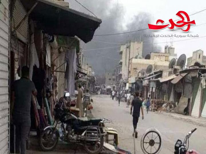 استشهاد 4 مدنيين وجرح 5 آخرين بتفجير عبوة ناسفة ودراجة نارية بمدينة رأس العين المحتلة بالحسكة