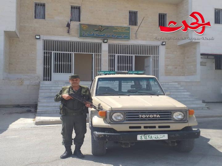 شرطة ناحية قارة تلقي القبض على عصابة تمتهن السرقة في ريف دمشق