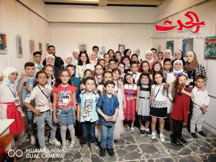 مرسم فيروز يقيم معرضه السنوي للأطفال بعنوان: عطونا السلام في ثقافي العدوي