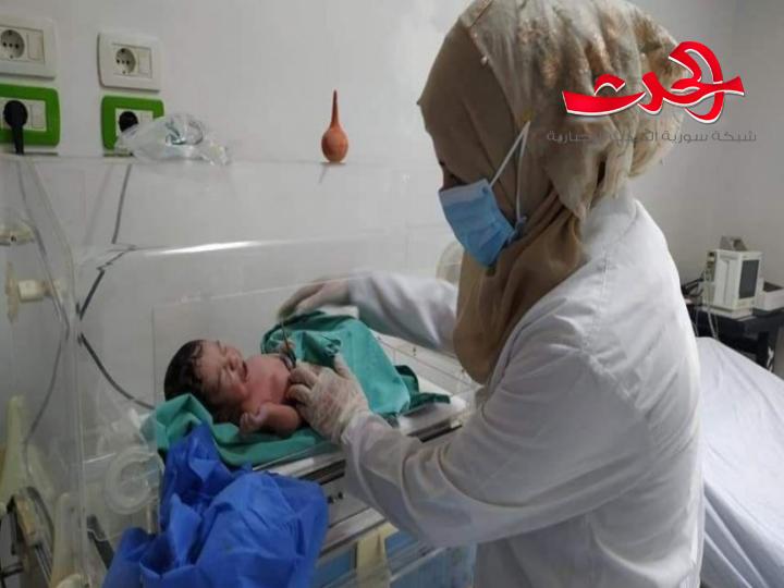 أول ولادة قيصرية لأم مصابة بفيروس كورونا في حمص