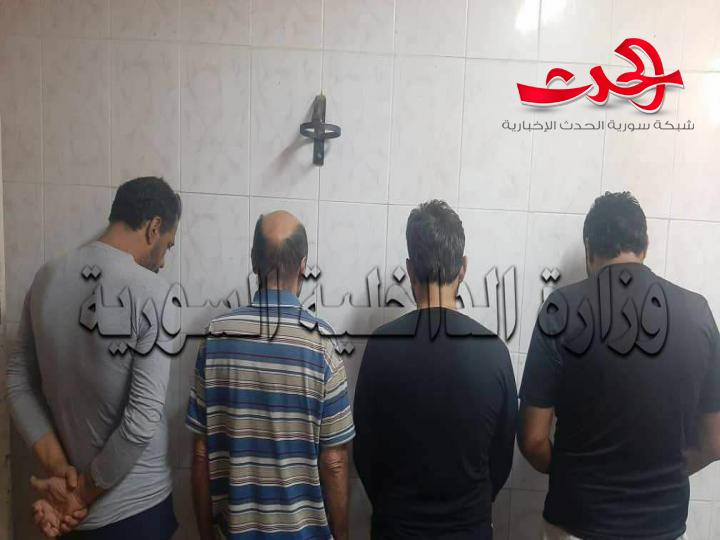 في برزة.. القاء القبض على عصابة تمتهن كل اشكال الجرائم 
