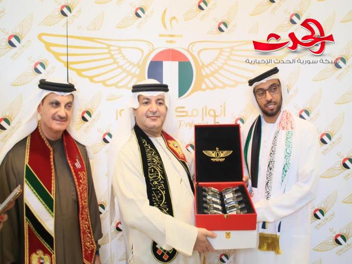 انوار مكة للعطور تحتفل بلعيد الوطني ٤٩  الاماراتي في اماراة عجمان